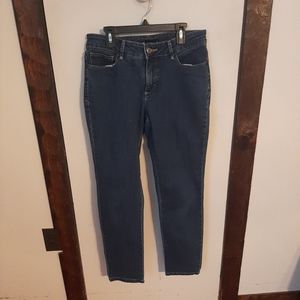 Women's Lee Classic Fit Skinny Leg Blue Jeans 29.